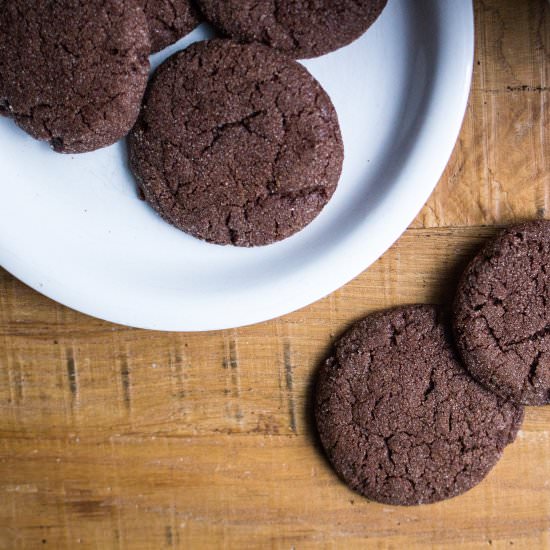 Chocolate Sugar Cookies