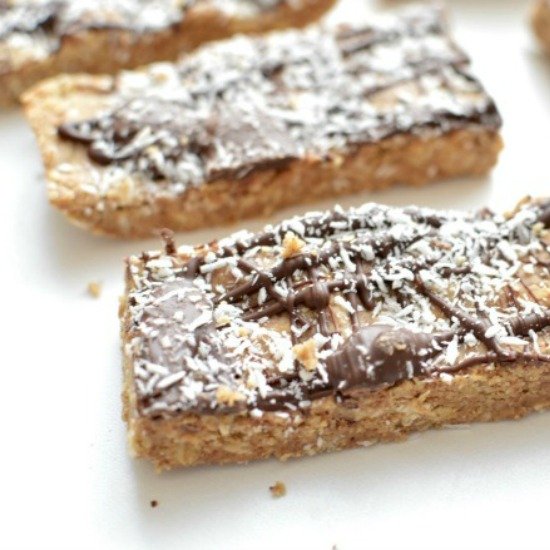 Chocolate Coconut Protein Bars