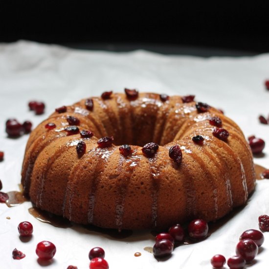 Grain-free Cranberry Bundt Cake