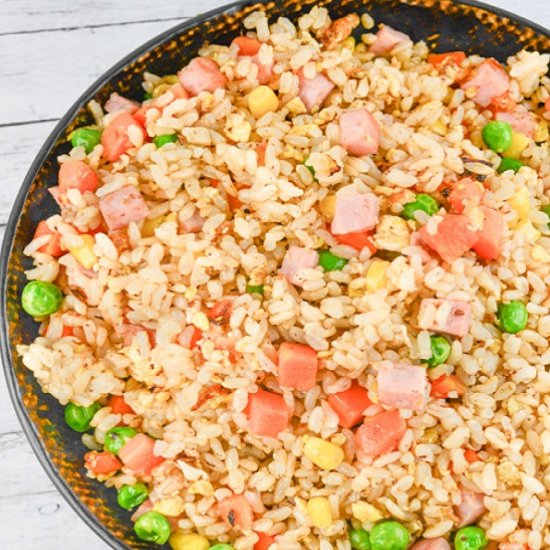 Simple Thai Fried Brown Rice