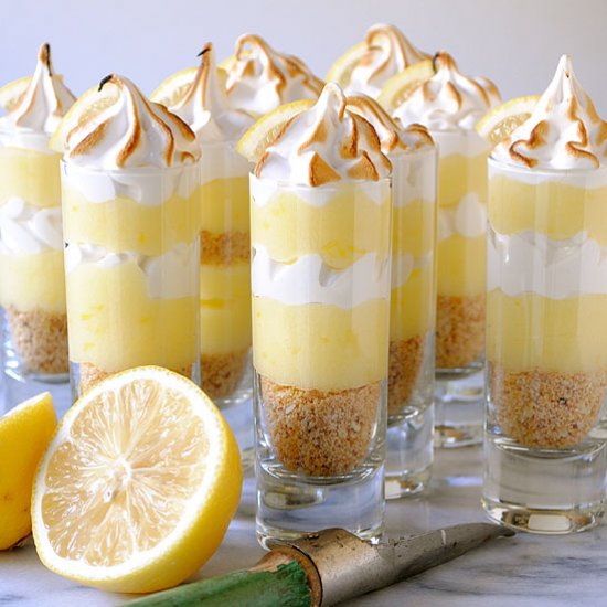 Lemon Meringue Pie Shooters