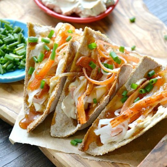 Crab Rangoon Tacos