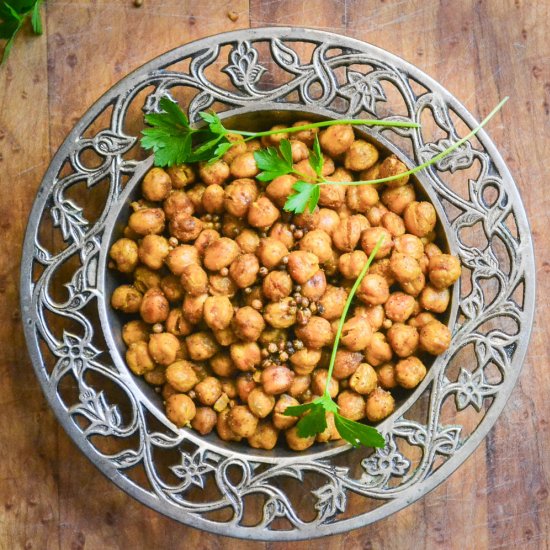 Tandoori Roasted Chickpeas