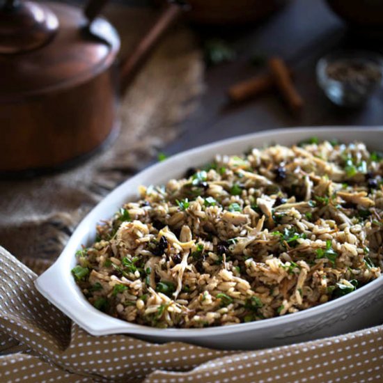 Ottoman Style Chicken Pilaf