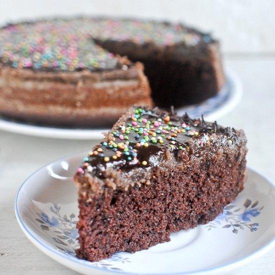 Eggless Chocolate Cake