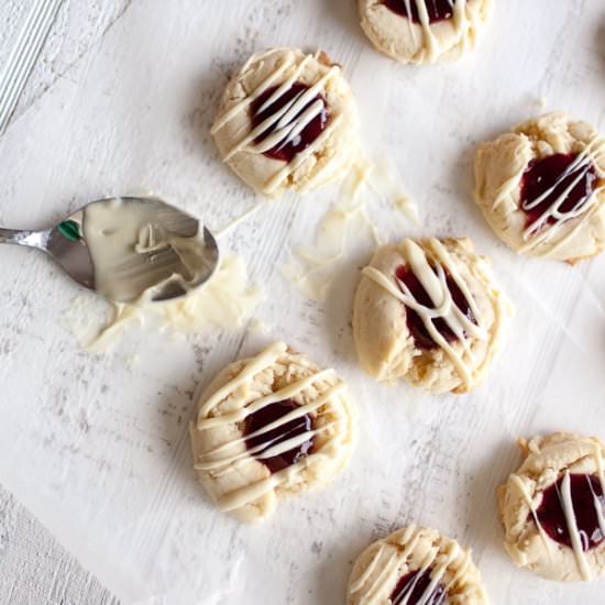 White Chocolate Raspberry Cookies