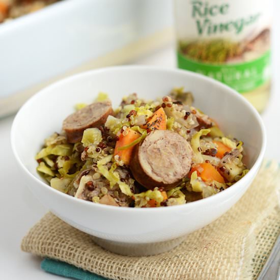 Apple Chicken Sausage Quinoa Bake