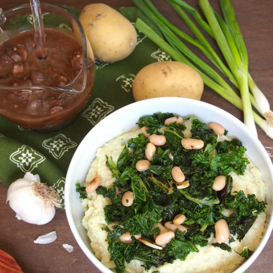 Vegan Cauliflower Mash Bowl