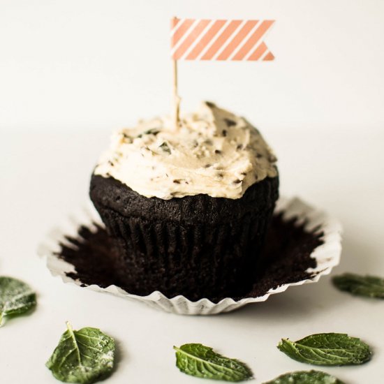 Mint Chocolate Chip Cupcakes