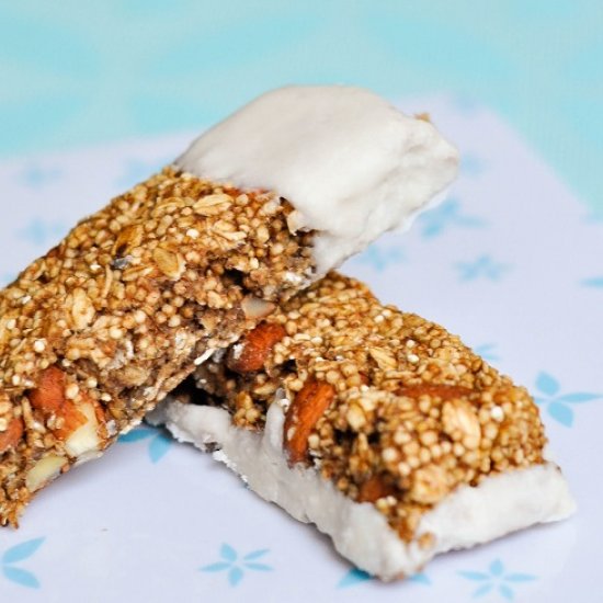 Puffed Quinoa Oat Bars