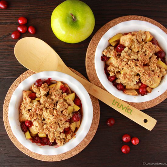 Truvia Cran-Apple Cobbler