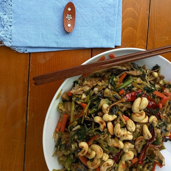 Vegetarian Stir Fry with Seitan