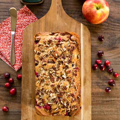 Cranberry Apple Bread