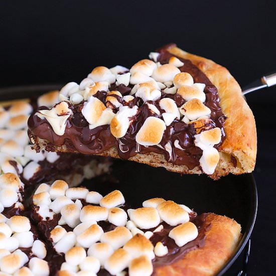 Sinful Chocolate Pizza