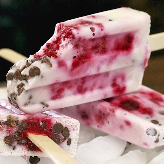 Raspberry Yogurt Popsicle