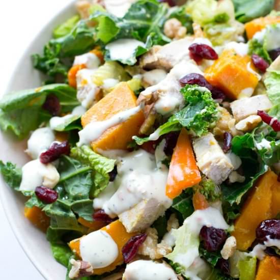 Butternut Squash Turkey Salad