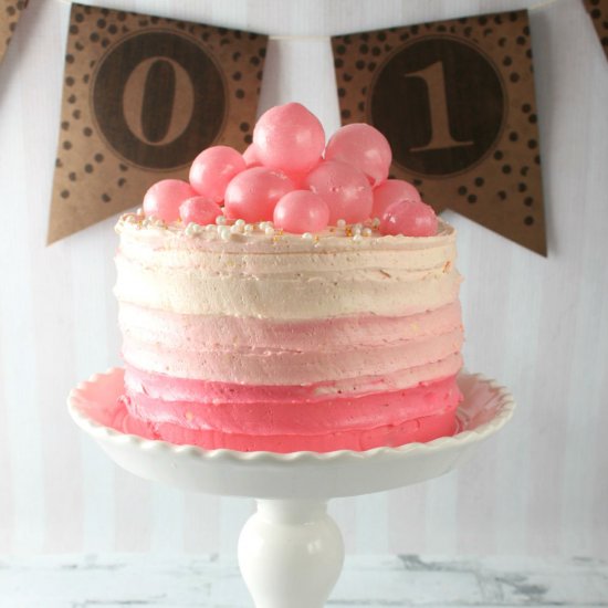 Pink Champagne Cake