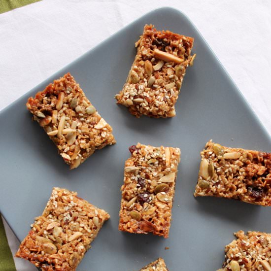 Peanut Butter Booster Bars