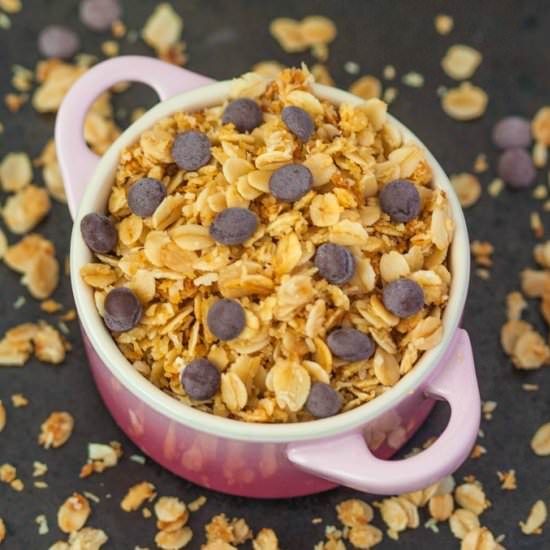 Stovetop Protein Granola for One