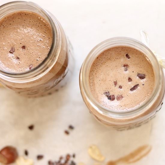 Raw Cacao Hazelnut Coffee Smoothie