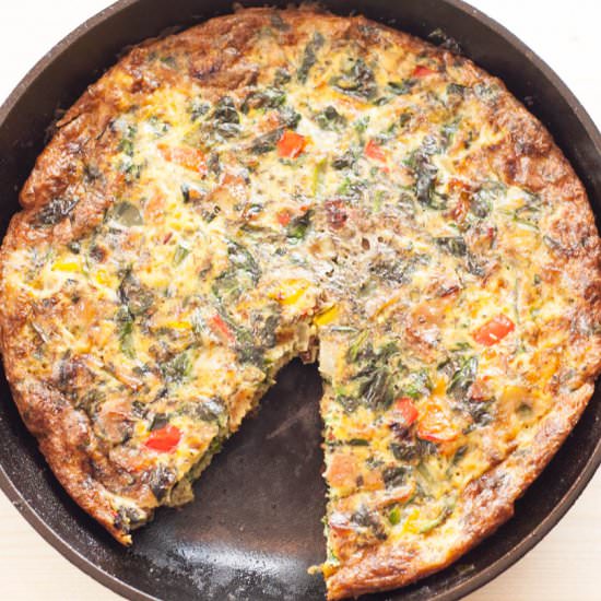 Bacon and Vegetable Frittata