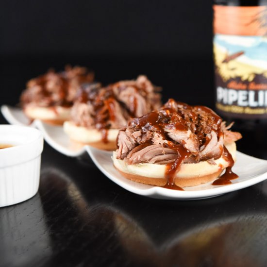 Hawaiian Kalua Pulled Pork Sliders