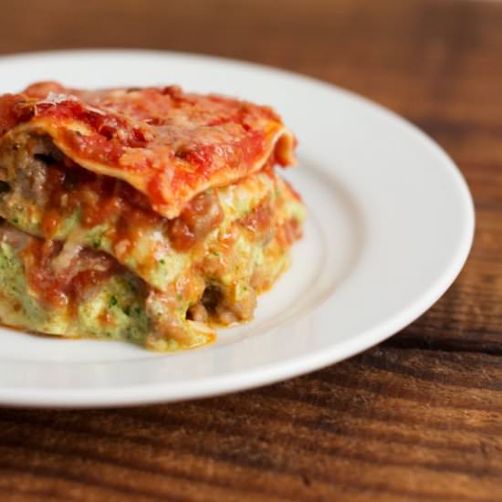 Sausage Lasagna with Veggies