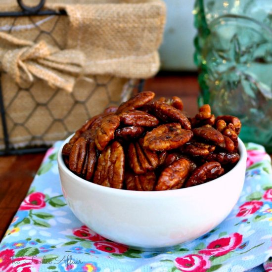 Maple Glazed Pecans