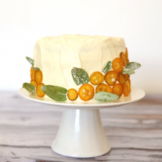 Carrot, Orange, and Ginger Cake