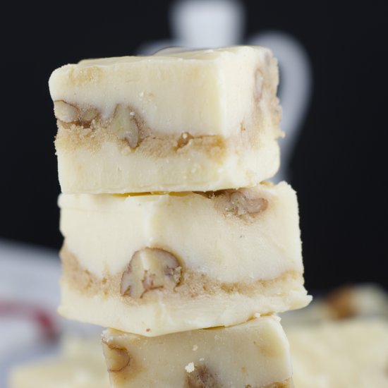 White Pecan Praline Fudge