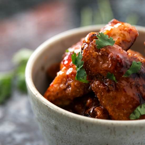 Sticky Sweet Chili Chicken Wings