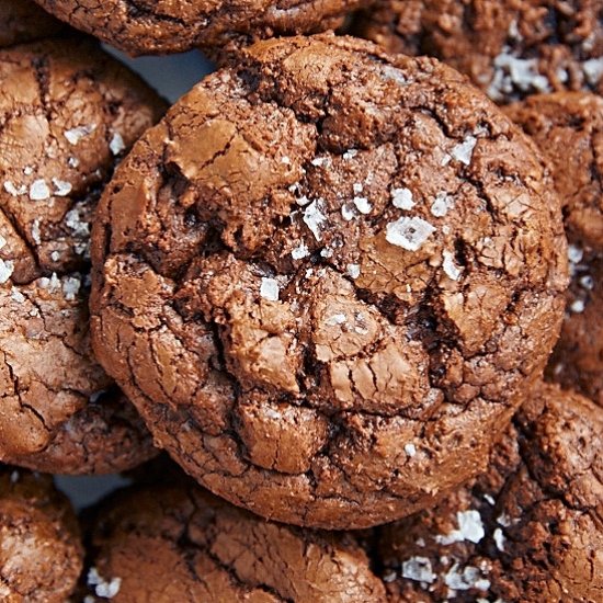 Salted Chocolate Rye Cookies