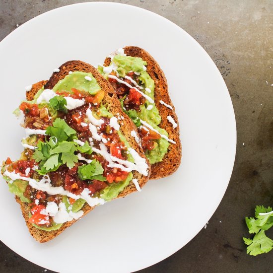 Mexican-Style Avocado Toast