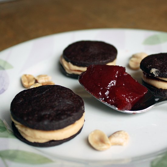 Peanut butter and jelly Oreos