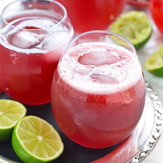 Sparkling Pomegranate Margaritas