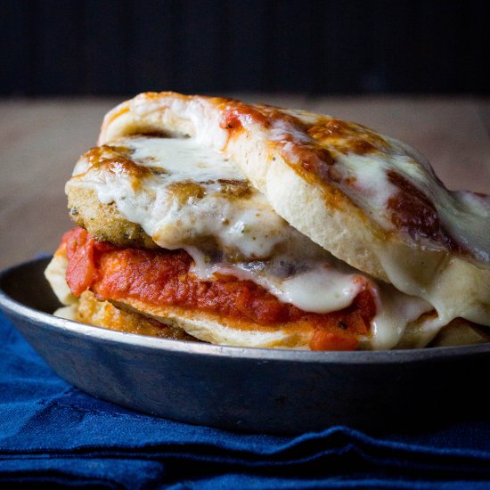 Chicken Parmesan Grilled Cheese