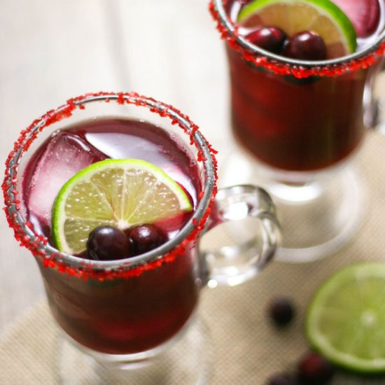 Cranberry Lime Margaritas