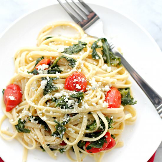 Kale and Feta One-Pot Pasta