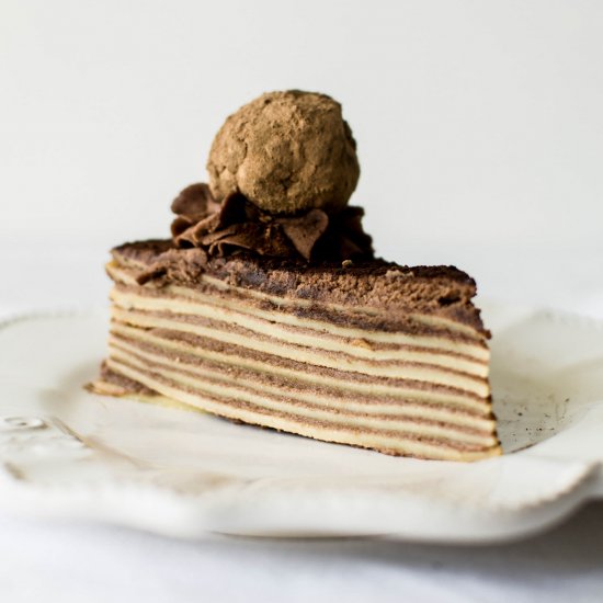 Tiramisu Crepe Cake