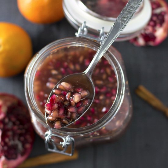 Honey Fermented Pomegranate Relish