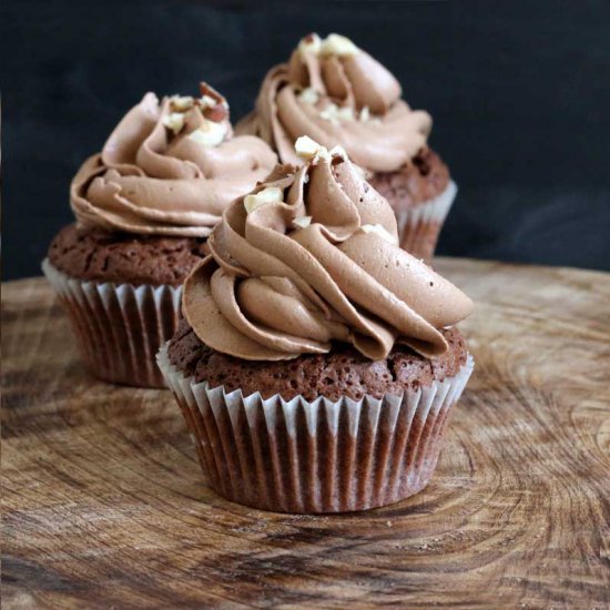 Chocolate Hazelnut Cupcakes