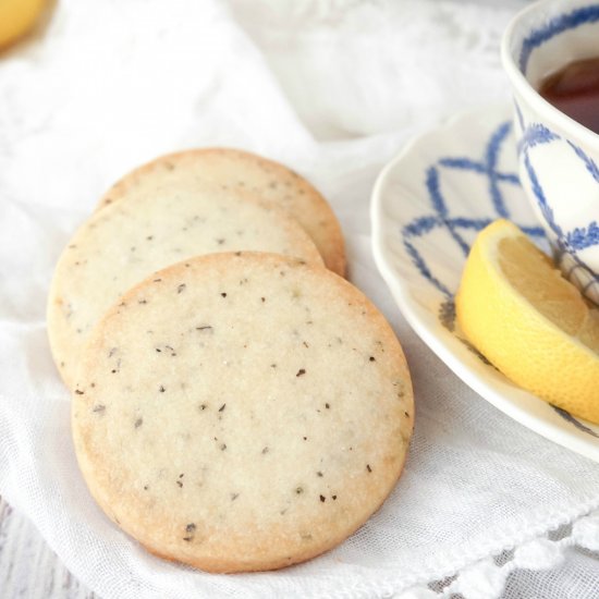 Earl Grey Shortbread Cookies