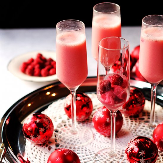 Raspberry Cream Mimosa