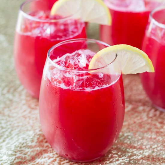 Raspberry Lemonade Fizz