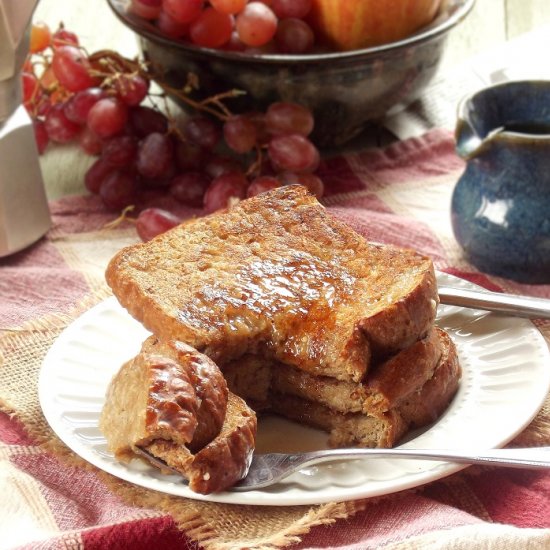 Vegan Coconut Milk French Toast