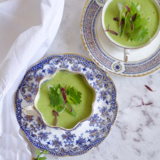 Chilled Green Goddess Soup