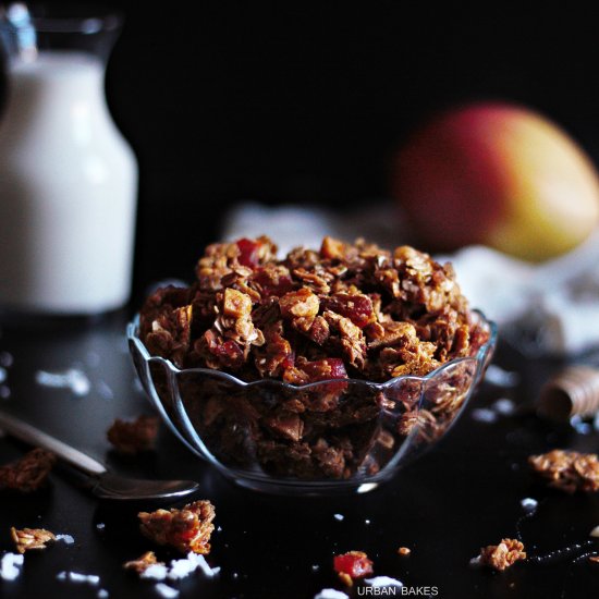 Tropical Coconut and Mango Granola