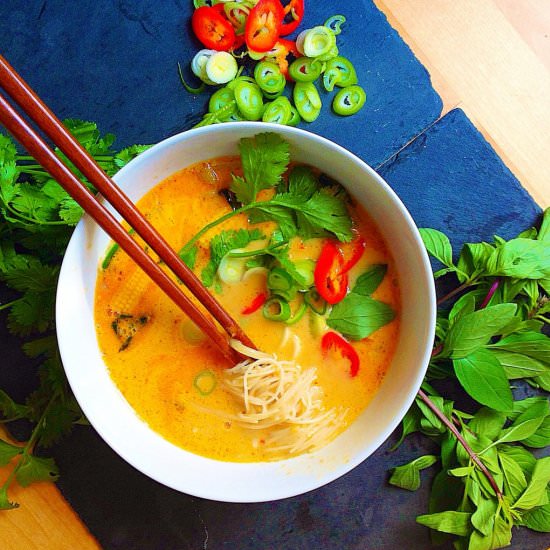 Red thai Curry Soup