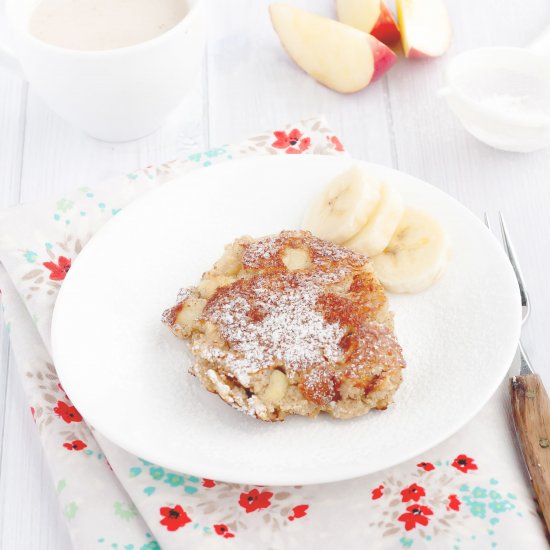 GF Coconut Apple Pancakes