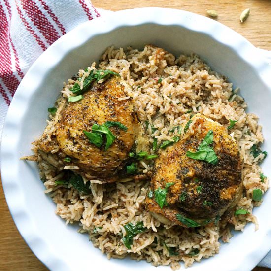 Chicken and Cardamom Rice